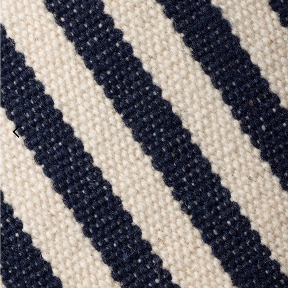 Prada Kids Striped Bucket Hat in Navy and Cream - Picture 3 of 9